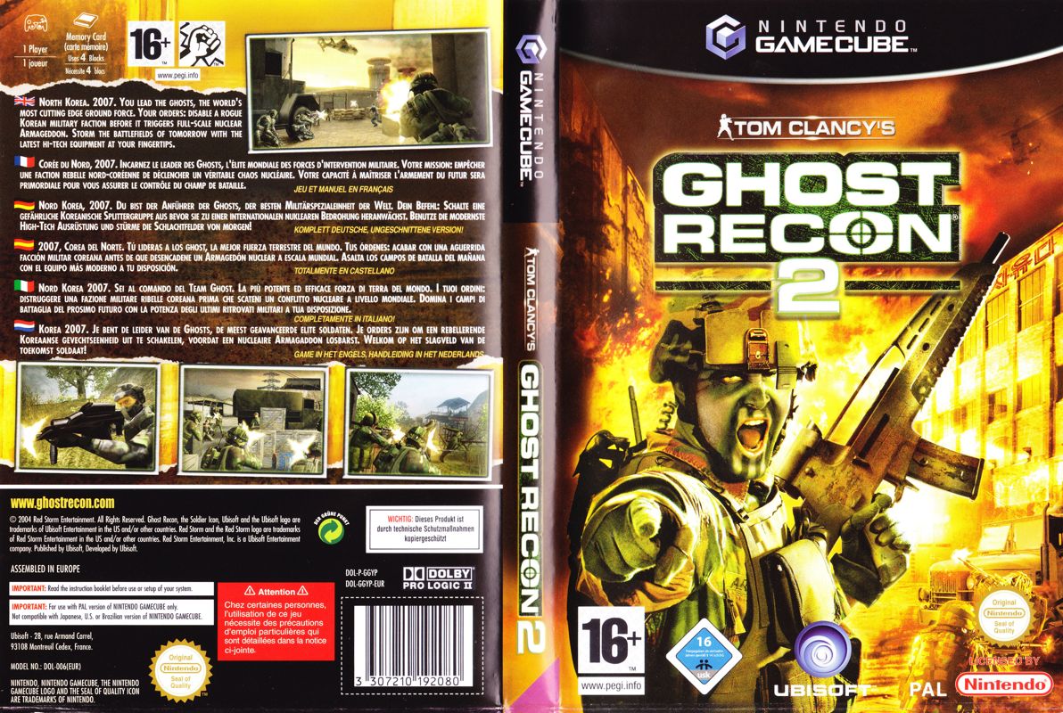 Ghost Recon 2 box art for Gamecube